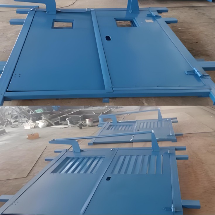 puerta de ventilación sin presión minera puerta de ventilación bidireccional automática puerta de ventilación neumática manual puerta de ventilación hermética infrarroja sin presión