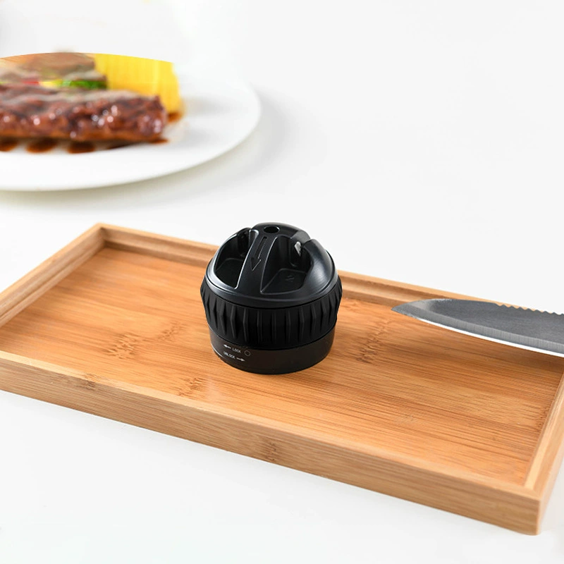 Hemispherical suction cup sharpener double groove sharpener sharpener stone stick kitchen fruit kitchen knife quick sharpening tools wholesale