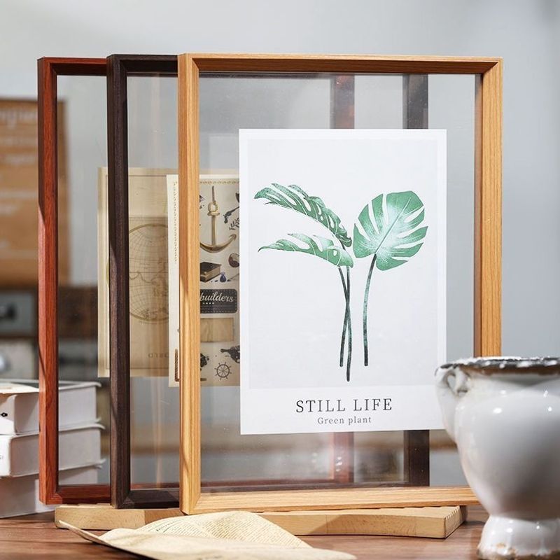 Double-Sided Transparent Acrylic Photo Frame for Displaying Art, Calligraphy, and Decorative Pieces with a High Aesthetic Value