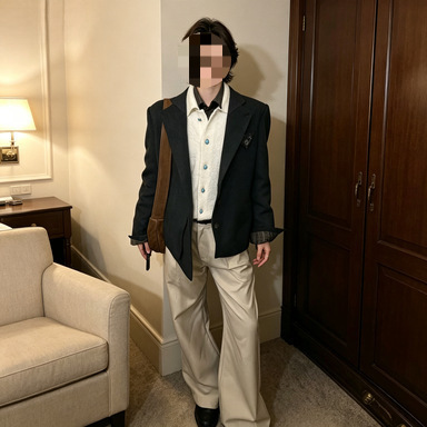 【Direct from Factory】26Ss New Turquoise Wool Blend Sweater for Men, Boxy Old Money Style Knitted Cardigan 【Direct from Factory】26Ss New Turquoise Wool Blend Sweater for Men, Boxy Old Money Style Knitted Cardigan