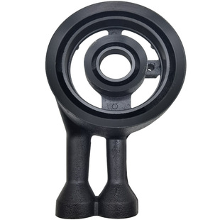 Desktop Gas Stove Hardware Accessories Universal Cast Iron 130 Heavy-Duty Burner Head with Flameout Protection Hole