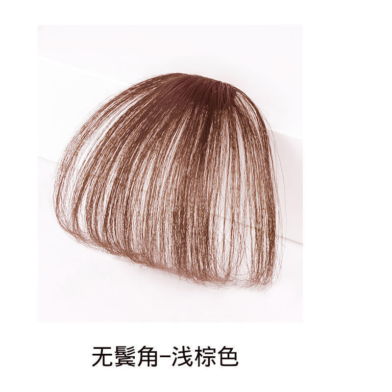 Xuchang peluca flequillo mini flequillo de aire flequillo falso flequillo inconsútil realista de las mujeres pedazo de pelo falso al por mayor