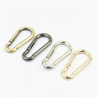 Luggage hardware accessories zinc alloy hanging plating mountaineering buckle gourd type metal hanging buckle mountaineering Hook Mountain climbing safety buckle