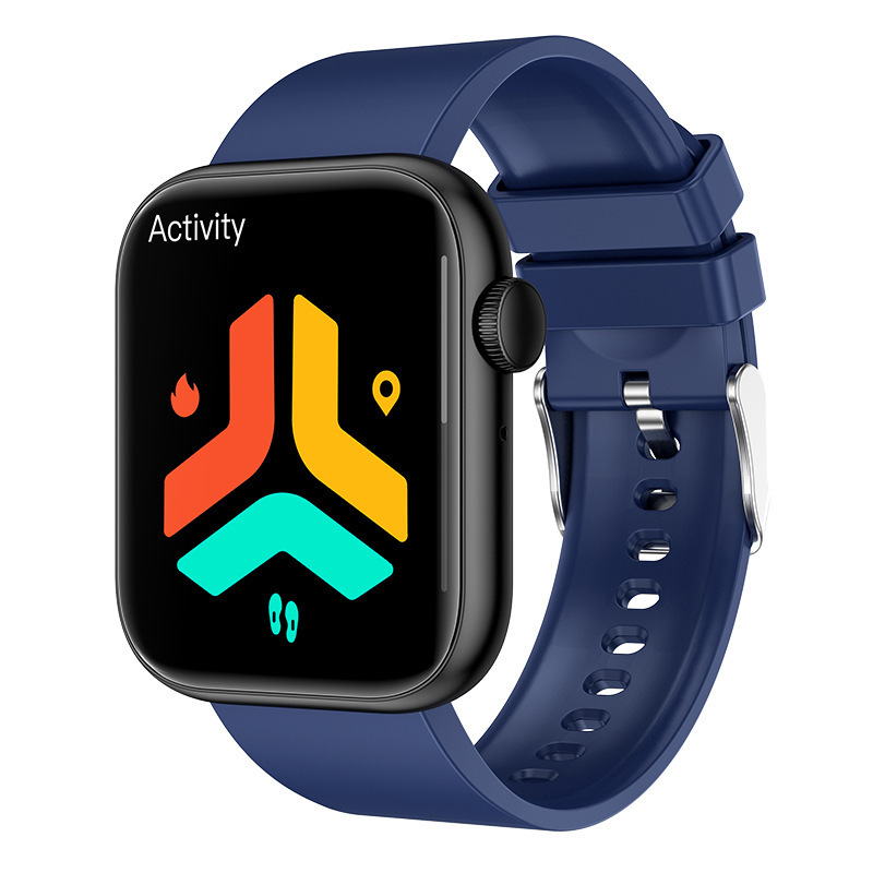 新款QX7智能手錶語音助手藍牙通話血氧健康監測體溫心率運動