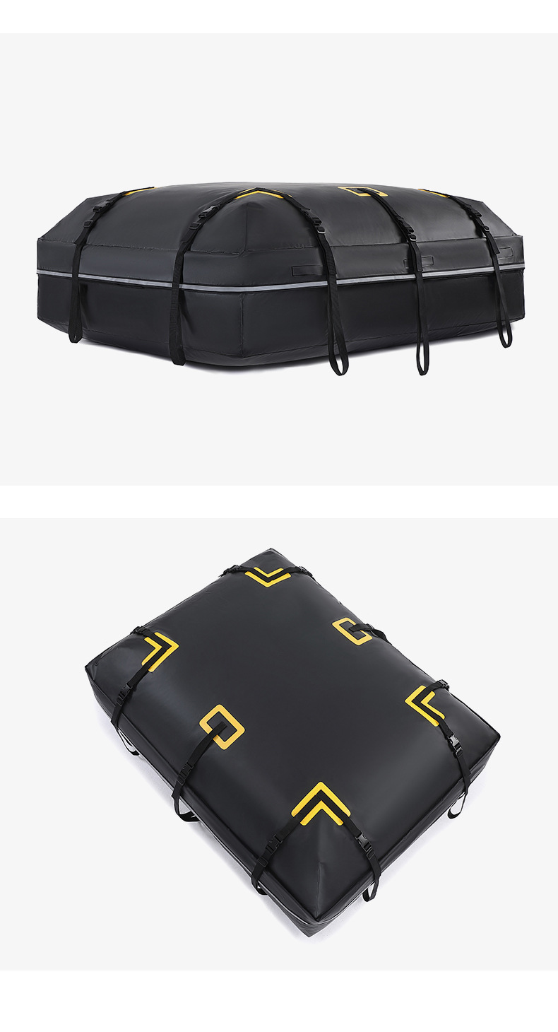 Manufacturer's New Large Waterproof Suv Roof Rack Storage Bag for Outdoor Road Trips, Car Roof Bag, Cross-Border