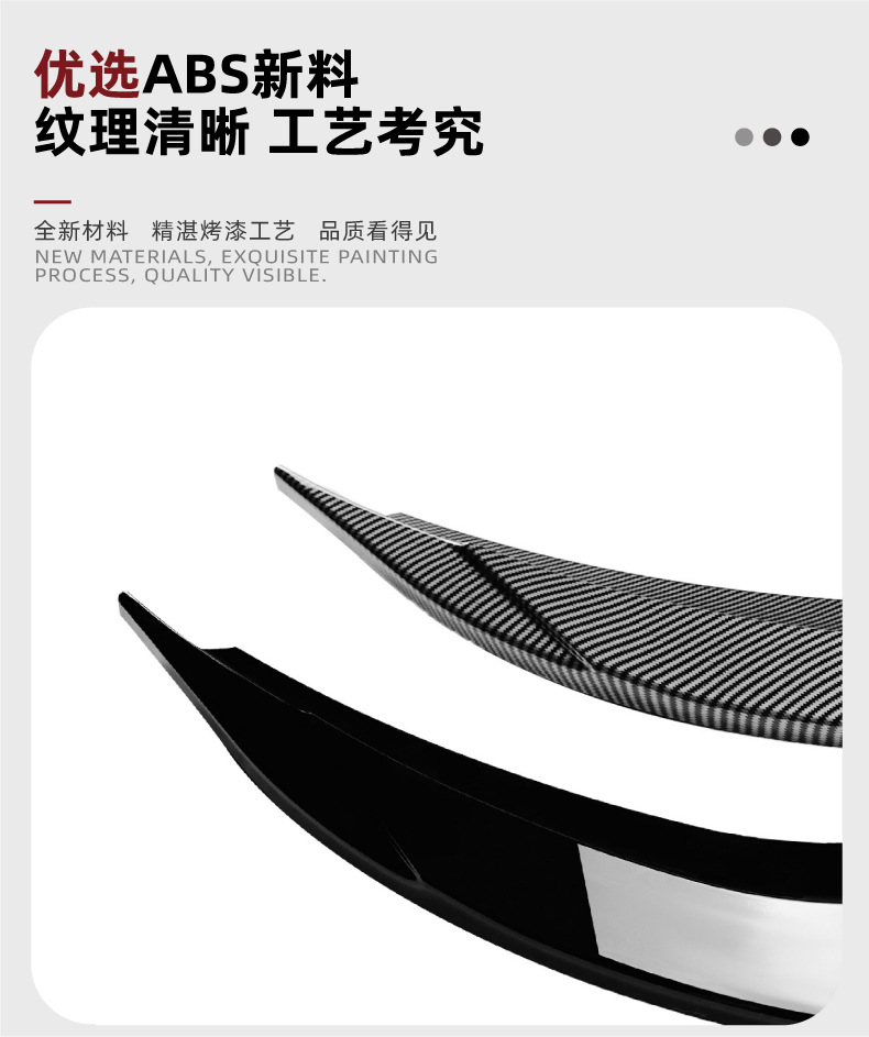 Suitable for Mercedes-Benz A-Class W177 V177 Early Standard Version 2018-21 Front Lip Front Spoiler Exterior Modification