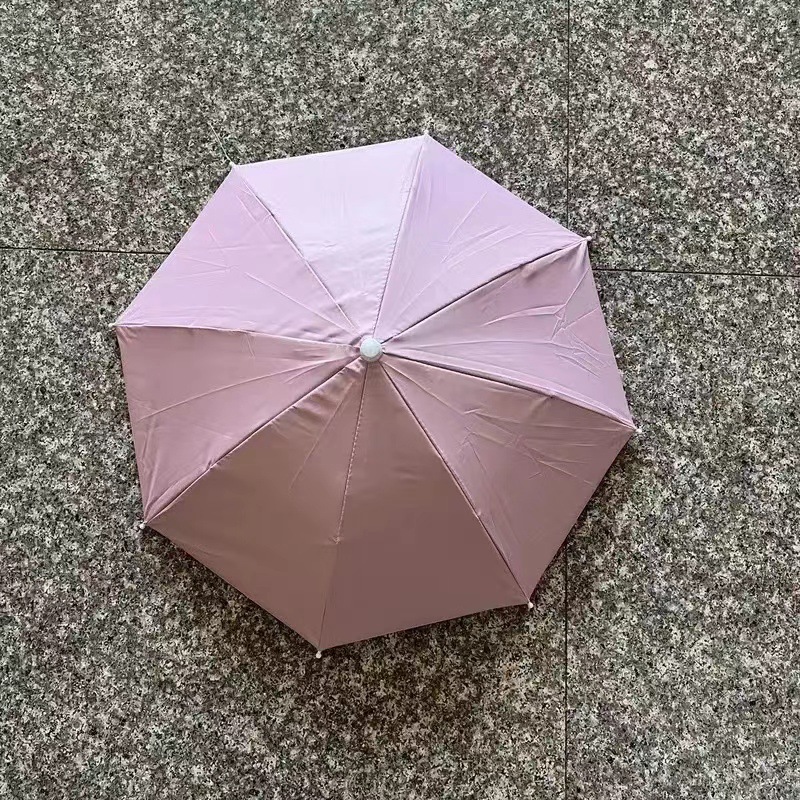 Sombrero-paraguas para niños, de plástico, para hogar, viajes o actividades al aire libre, venta directa de fábrica