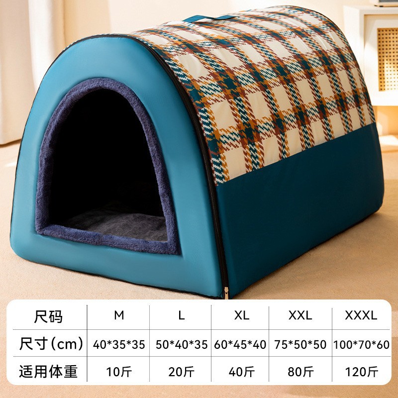 Perro transfronterizo de otoño e invierno Perro de pata de gallo Perro grande Golden Retriever Perro grande Nido para gatos de sueño profundo Nido para mascotas