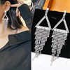 Universal silver needle, fashionable earrings, silver 925 sample, internet celebrity