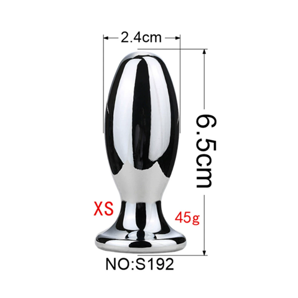 Detachable Anal Plug Heads, Silicone & Metal Options, Multiple Shapes and Sizes