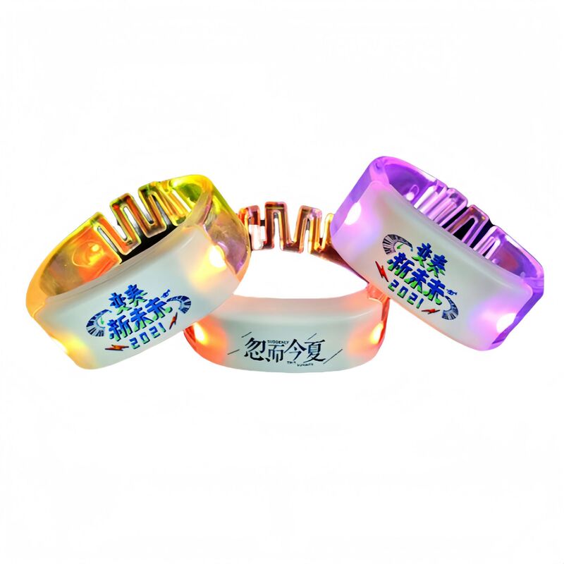 LED 発光ブレスレットアウトドアバーコンサート誕生日パーティーパーティーキャンプ応援小道具卸売チェーンブレスレット|undefined