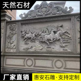 天然大理石大门石头柱子别墅罗马柱户外石雕门柱欧式雕花大门石柱