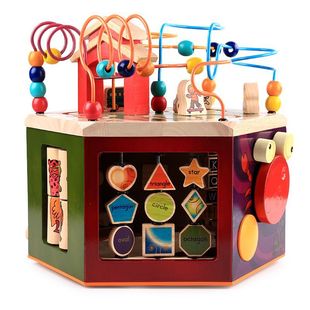 Children's Multi-Functional Bead-Winding Early Education Treasure Box 0-1-2 to 3 and a Half Years Old Baby Boys and Girls Educational Brain Toys