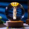 6 cm Crystal Ball-Virgin embrace
