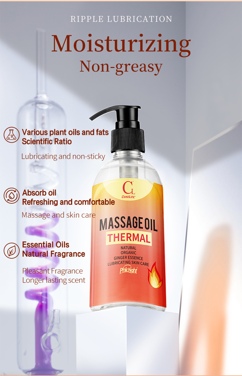 Wärmeempfindungs-Massageöl befeuchtet die Haut Sexöl Sexprodukt für Erwachsene_voghion.com