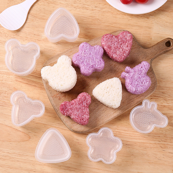 Creative cartoon -shaped triangle rice ball mold House children rice…