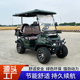 定制电动高尔夫球车2-10座景区旅游摆渡车厂区巡逻接待车观光车