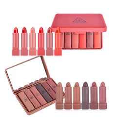 Hengfang cosmetics pumpkin color matte lipstick sample lipstick red series 6-piece lipstick set 9065-9081