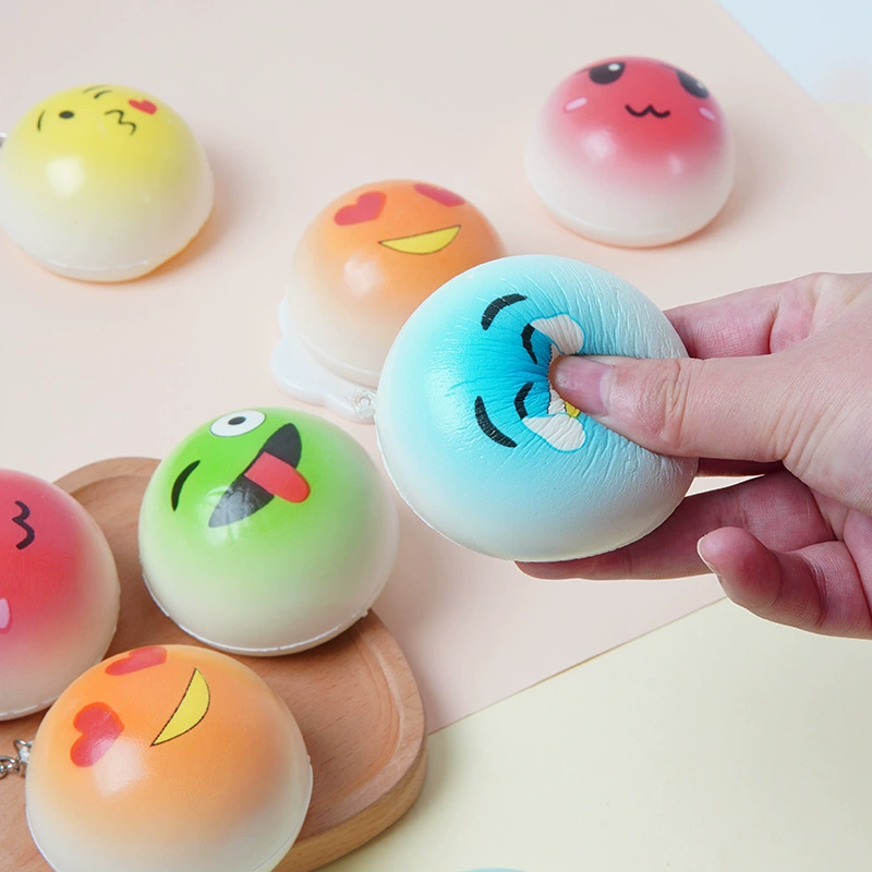 Игрушка из полиуретана, реалистичный брелок, хлеб, антистресс, 7 см