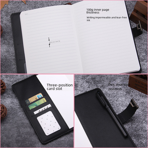 A5 Password-Protected Diary with Lock, European Retro Creative Handwritten Notebook, Leather-Look Journal, Amazon Exclusive