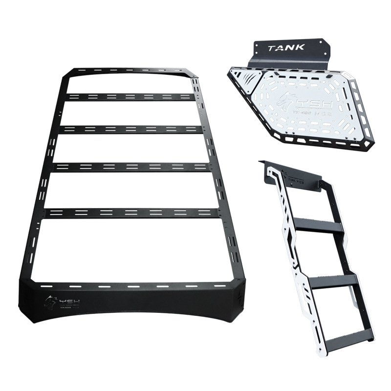 Roof Rack Modified: Tank Roof rack - roof-platform-side-ladder-side-armor