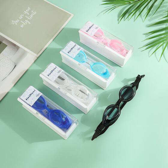 Silicone Goggles Thickened Comfortable HD Anti-fog Swimming Training Male and Female Students Universal Price Explosive Low in stock