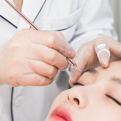 Tattoo pen long tattoo embroidery handmade pen tattoo eyebrow matt eyebrow glazed gold pattern embroidery fog pen tattoo needle factory direct sale