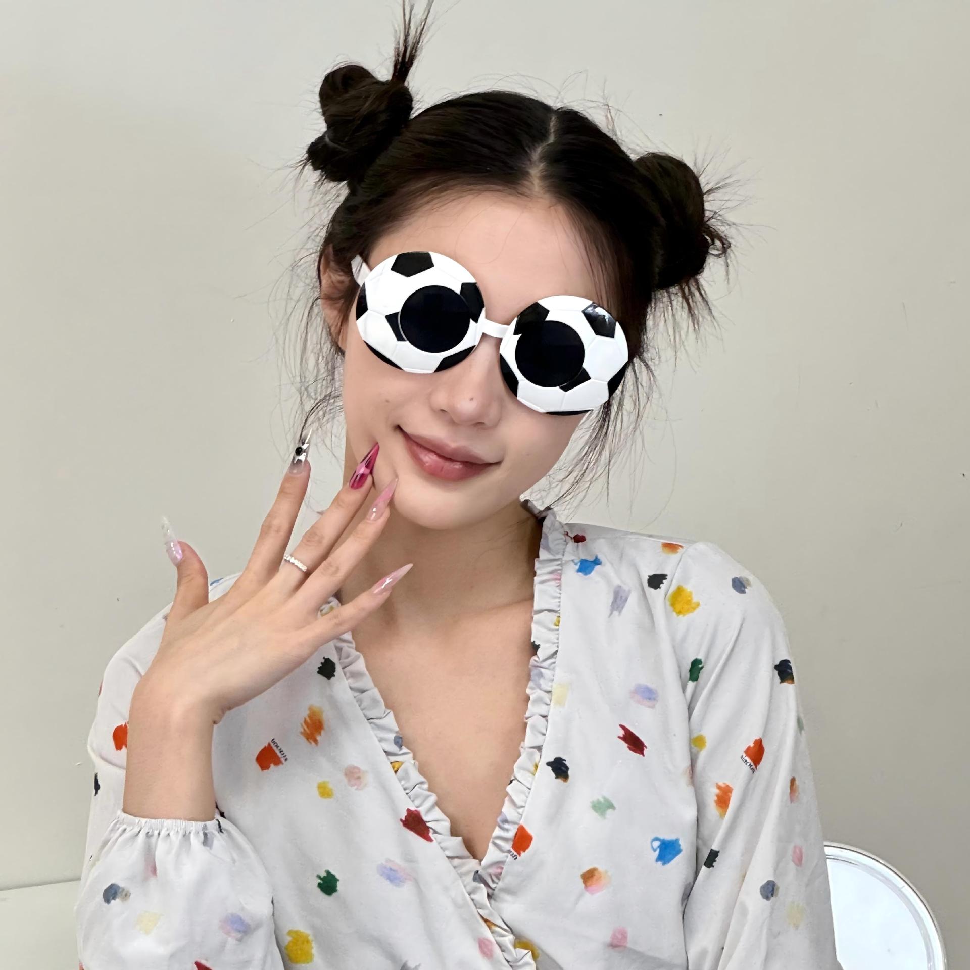 Gafas de Fútbol para Aficionados de Plástico ABS Decorativas para Carnaval