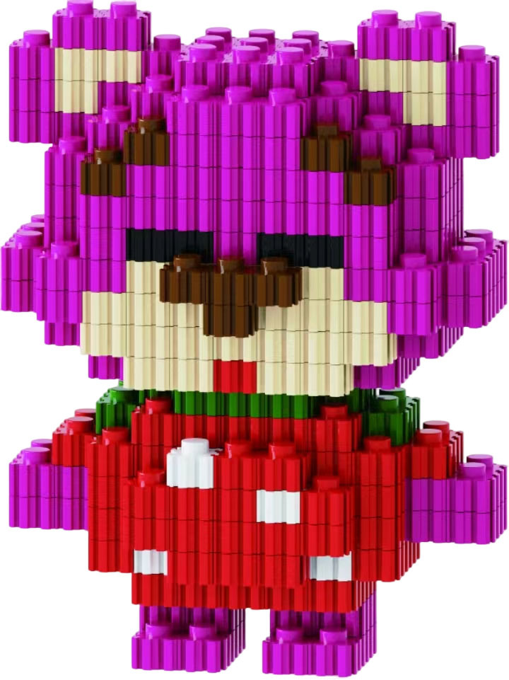 6179 컬러박스 포장 만화 인기모델 [눈을 가늘게 뜨고 있는 곰]