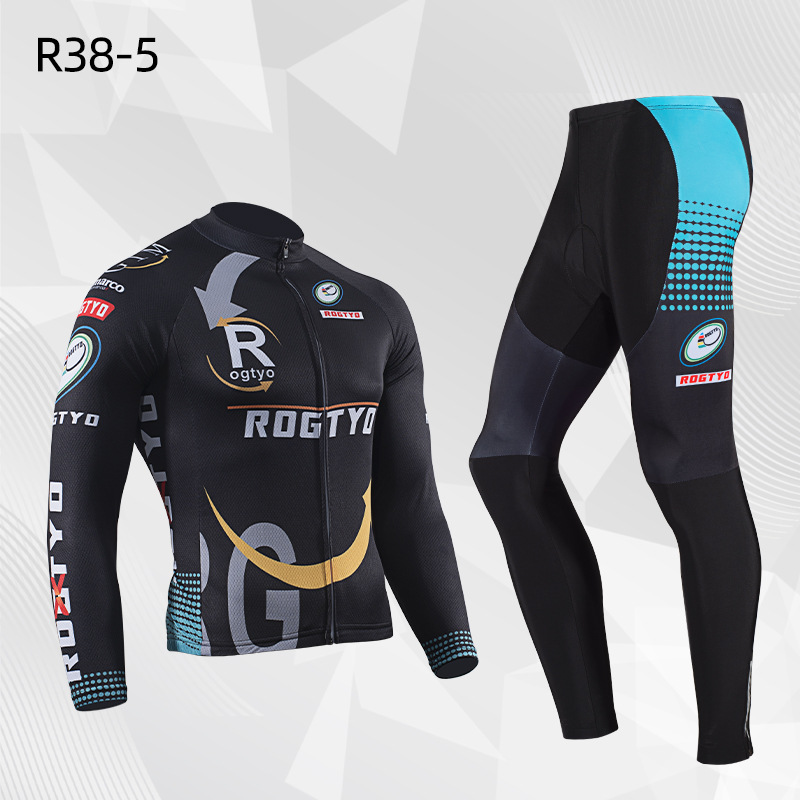 Primavera, verano, otoño, chaqueta, pantalones largos, uniformes de secado rápido de bicicleta de montaña para hombres y mujeres. image 9