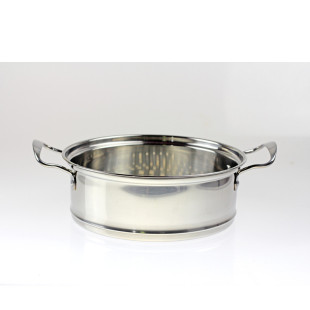Household Steamer 27/23.5 Thickeneded and Heightened 304 Stainless Steel 34 Steaming Grids 28/16 Concave Steamer 25.5/32