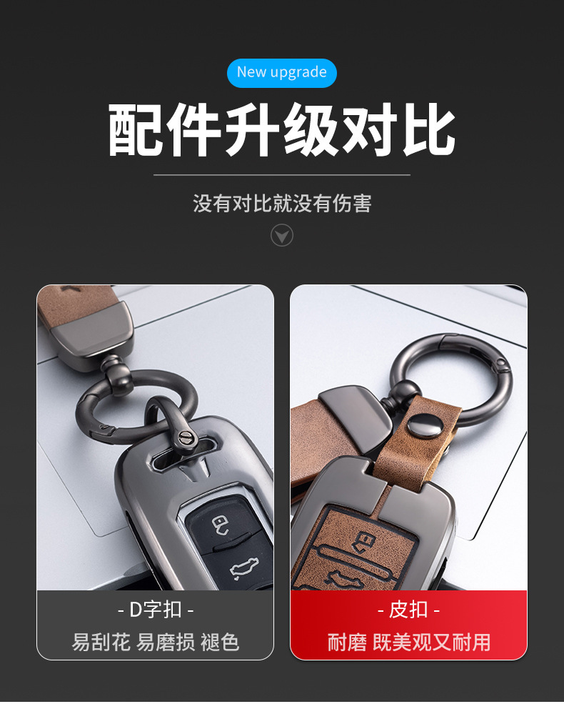 Suitable for Tesla key case MODEL3 S Y key case MODELX car key chain protective case