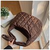 Demi-season capacious shoulder bag, fashionable universal bag strap, face blush one shoulder, down jacket, 2020, new collection, internet celebrity