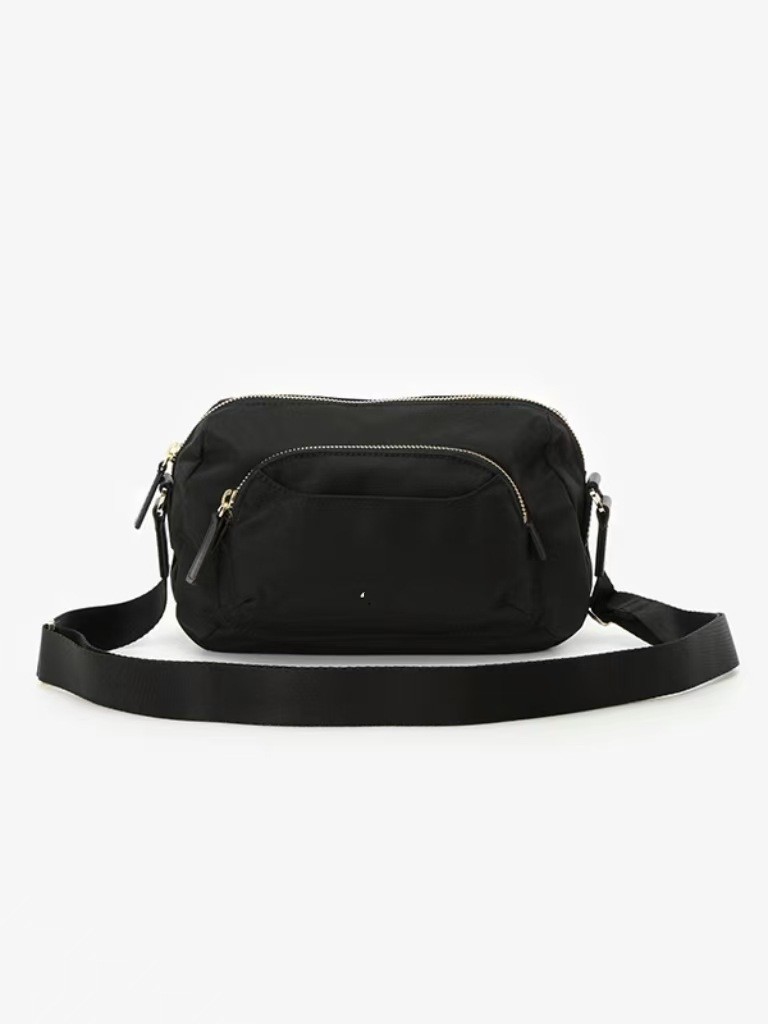 Solid color nylon waterproof capacious fashionable one-shoulder bag…