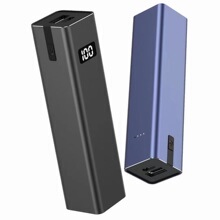 金属外壳单节5000毫安充电宝PD22.5W数显灯显可礼品LOGO 移动电源