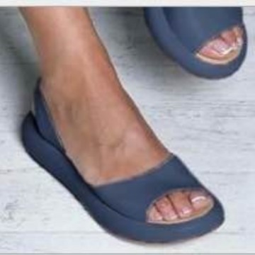 Women's New 2020 Summer Sports Slides, European and American Plus Size Flat Low Heel Fish Mouth Fashion Thick Sole Women's Sandals