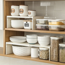 厨房置物架省空间橱柜置物架收纳架台面分层多功能单层调料架家用