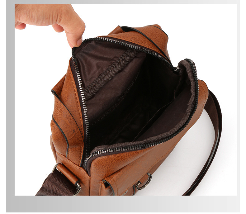 Męska torba na ramię ze skóry ekologicznej retro styl casual_voghion.com