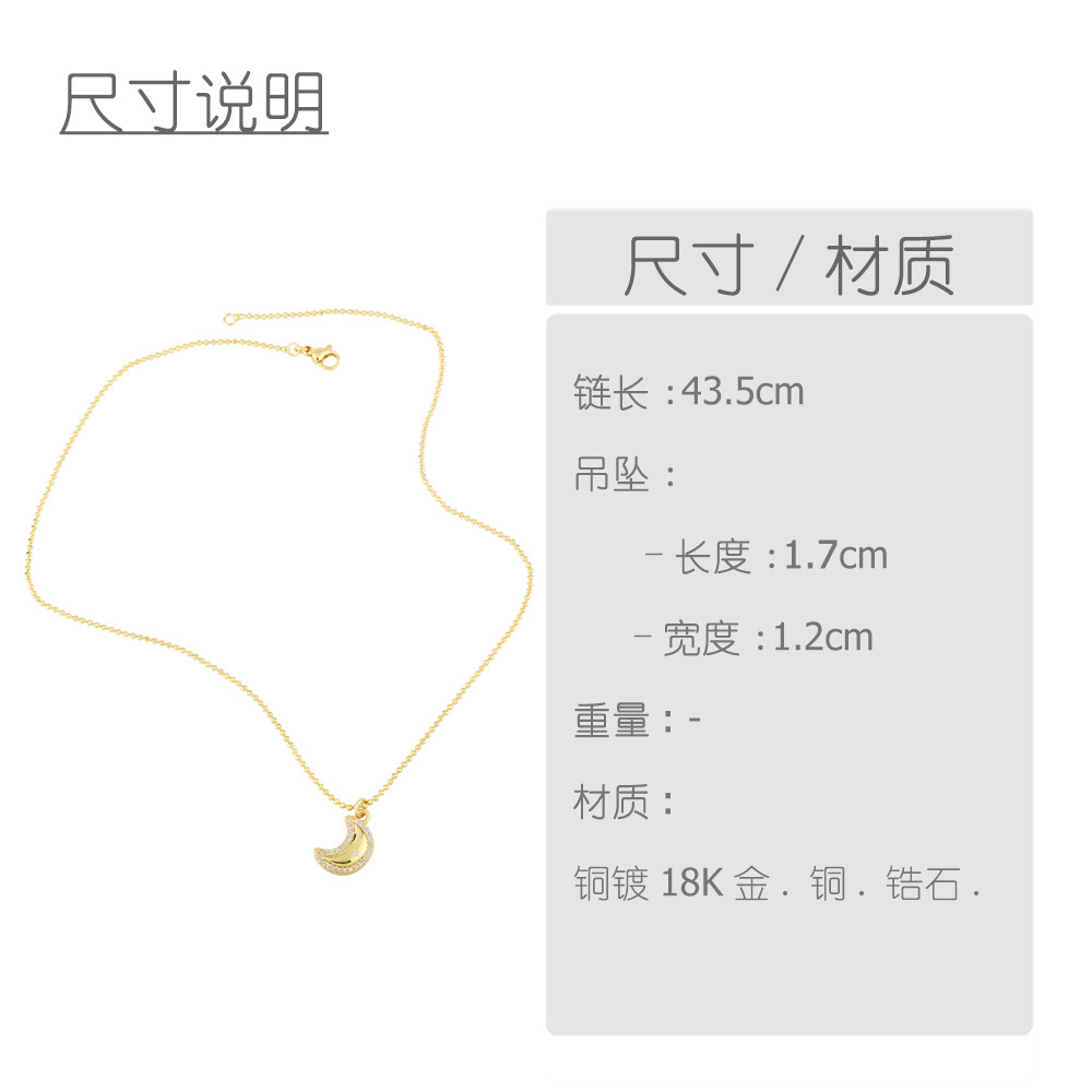 new clavicle chain diamond earth planet moon necklace