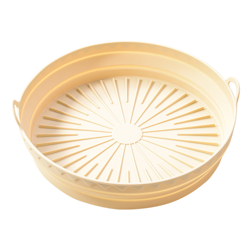 エアフライヤーシリコンベーキングトレイ円形角型オーブンベーキングディスクシリコーンパッドair frフライヤーsilicone pot|undefined