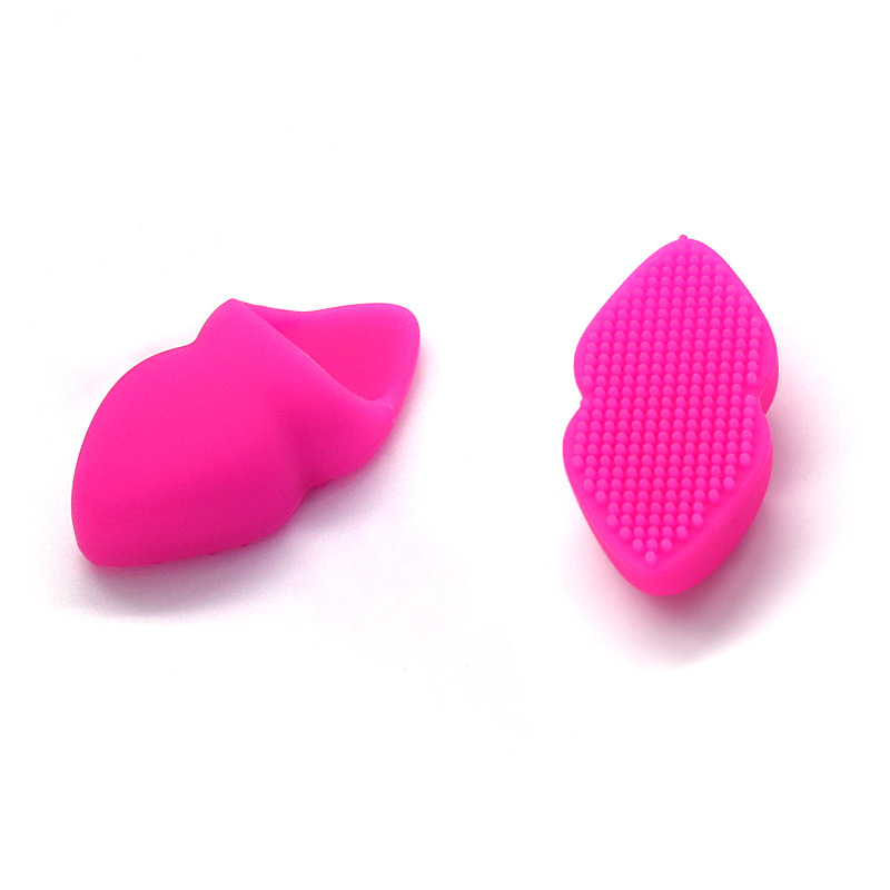 Nuevo cepillo de lavado facial de silicona en forma de manguito de dedos de labios cepillo de limpieza facial manual herramienta de limpieza facial cepillo de champú para bebés image 11