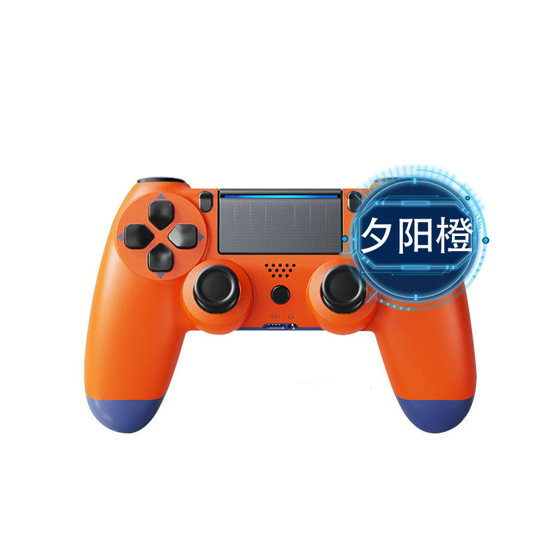 Ventas directas de fábrica Ps.4 controlador de pc de mango inalámbrico vibración de seis ejes giroscopio somatosensorial Bluetooth P4 gamepad
