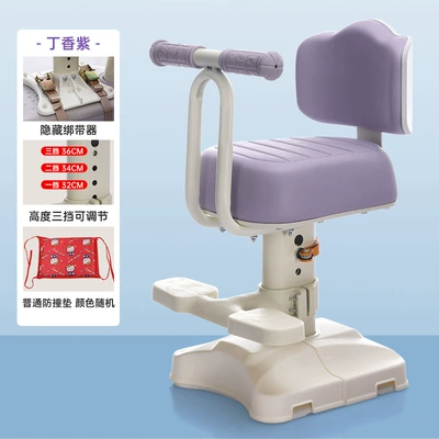 Safety Seat for Kids, Motorcycle – Electric car child seat - lilac-purple-single-seat-armrest-footrest-backrest