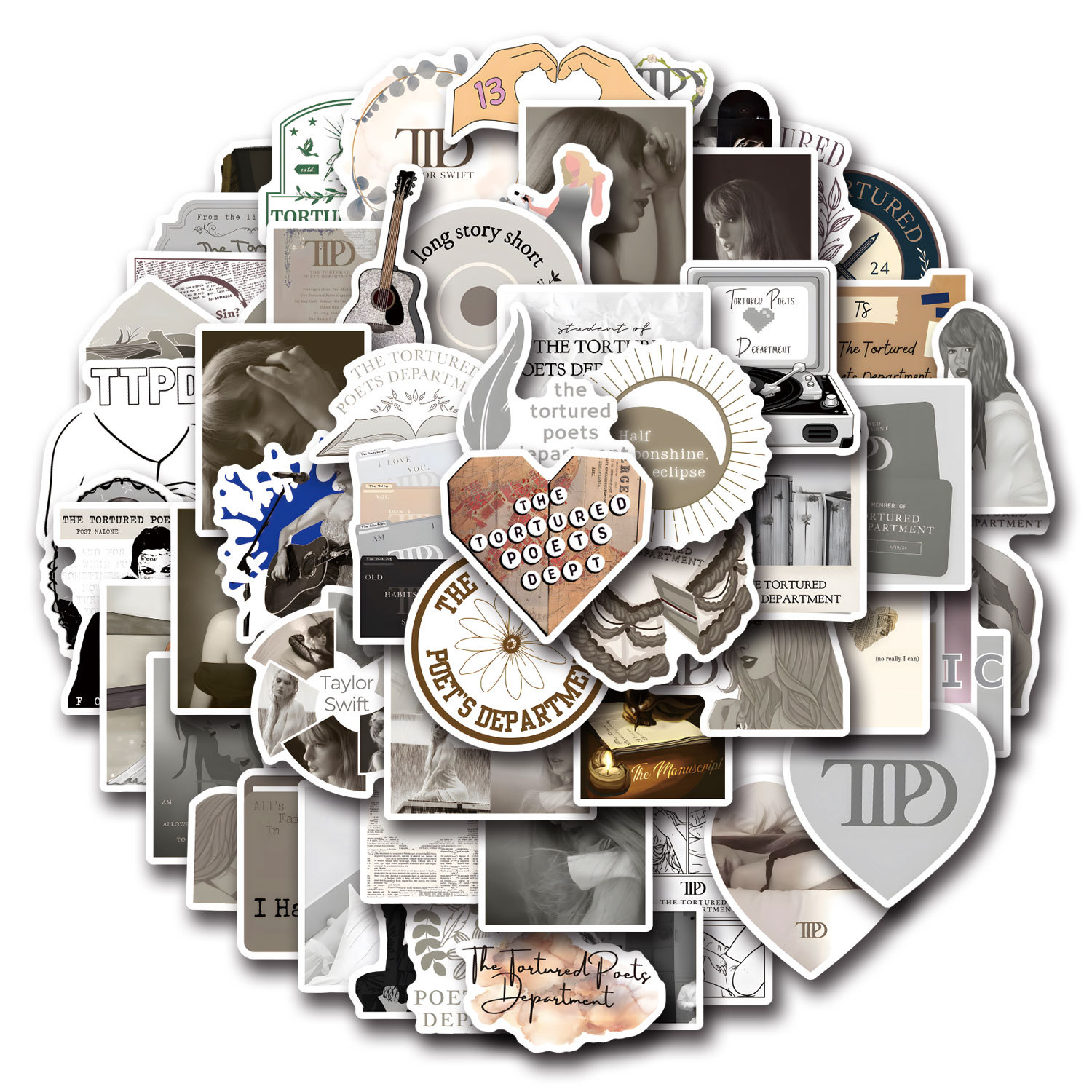 50/100 hojas cantante Taylor Swift etiqueta engomada del moho equipaje pegatina ordenador