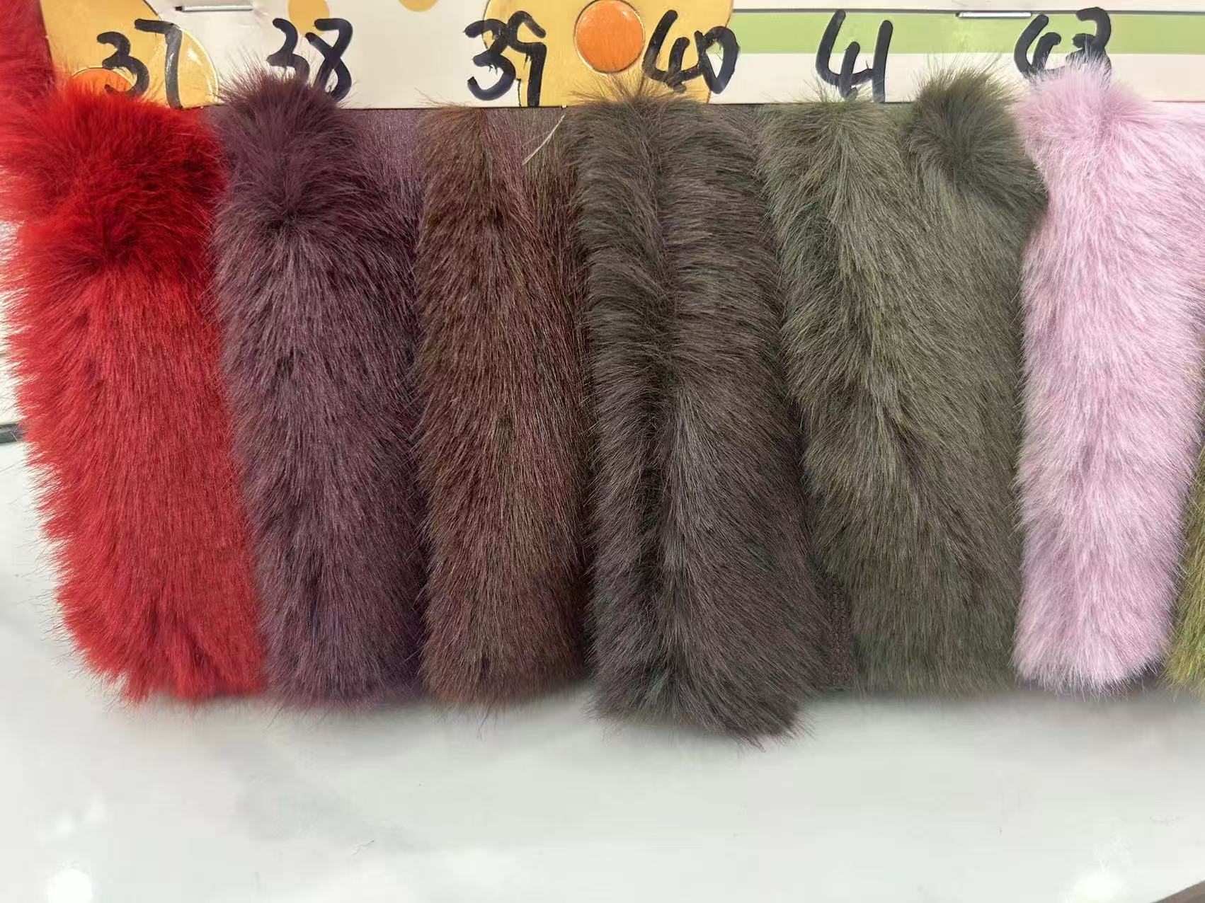 Terciopelo de visón encriptado de 800g, tela de terciopelo jade fox para zapatos, bufandas, alfombras, ropa, fabricante de telas de pelo alto y bajo