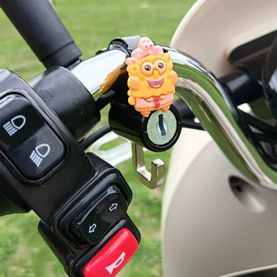 Scooters, Mountain Bikes, Baby Strollers, Helmet lock - helmet-lock-resin-star-cap-mianbao