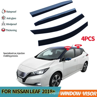 适用日产聆风晴雨挡侧窗遮雨条导流板Leaf ZE1 2018 Window visor