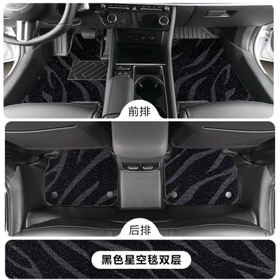 20-25 models, 10th and | Modelə uyğun ayaqaltı - hyundai-sonata-102020-2022-model10th-generation-single-layertpe-floor-mat-black-starry-sky-carpet