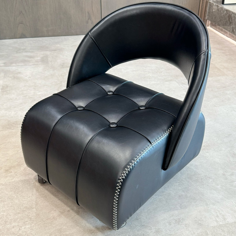 Single Chair, Living Room Chair, High-End Backrest Chair, Small Stool, Checkered Pattern, Light Luxury, High-End Feel, Retro, Swivel Wheels Single Chair, Living Room Chair, High-End Backrest Chair, Small Stool, Checkered Pattern, Light Luxury, High-End Feel, Retro, Swivel Wheels
