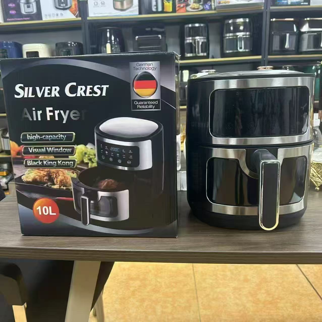 10L 스테인리스 스틸 투명